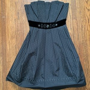 BCBG strapless party dress